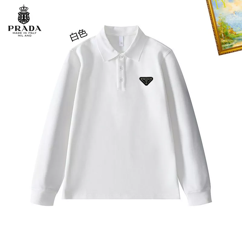 prada t-shirt manches longues pour homme s_12723a5